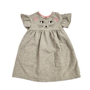Cat & Jack Sequin Kitty Dress Size 4T
